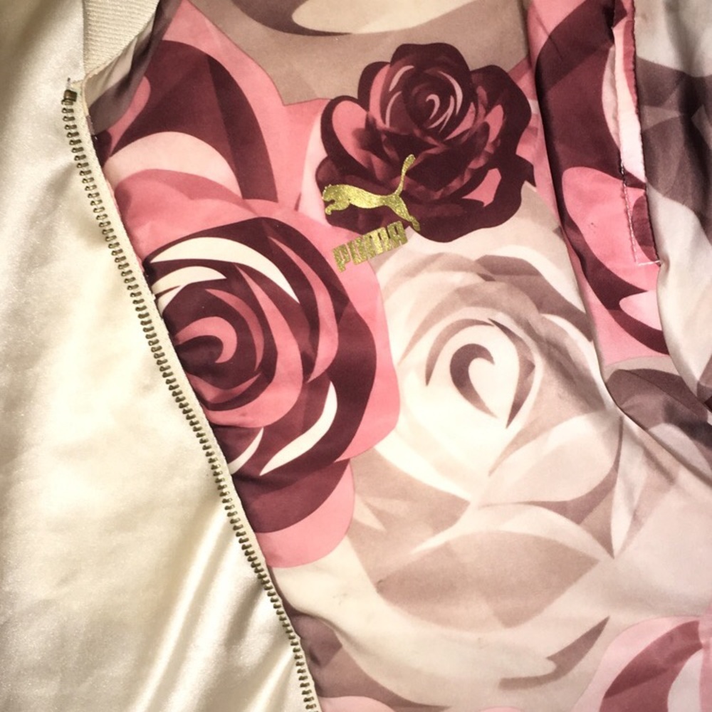 Puma bomber floral jacket